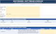 hotel night manager shift checklist template