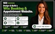 design a wix booking and appointment website as an expert