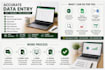 do accurate data entry, excel, copy paste and web research