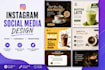 design professional instagram posts and carousel content