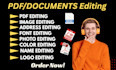 create edit modify convert pdf files