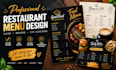 a professional menu design cookbook recipe