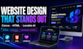 design canva website, lovable ai website, and HTML website