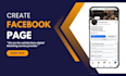 create facebook page and complete setup