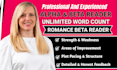 thriller beta reader,romance beta reader,horror beta reader, beta reader fantasy