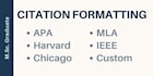 format your reference list and citations