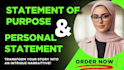 heavily edit and proofread your statement of purpose and personal statement
