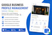 manage, optimize you goggle business profile, gmb, for local SEO