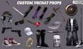 create rig custom vrchat props nsfw outfits accessories weapons for your avatar