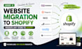shopify migration woocommerce to shopify magento wix bigcommerce store migration