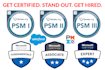 help you in comptia pmp scrum salesforce certifications