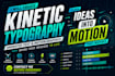 create engaging kinetic typography video with animated text and motion