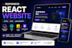 build a responsive react website