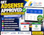 get google adsense approval and fix adsense website issues professionally