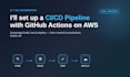 setup cicd pipeline with github actions on AWS