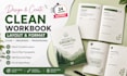 design and create a clean workbook layout and format