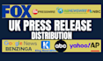 uk press release writing and distribution publish press release uk press release
