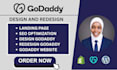 godaddy website design, godaddy website redesign godaddy website development
