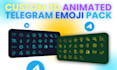 make custom 3d animated telegram emojies