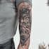 design a professional blackwork tattoo