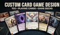 design custom card game cards and decks