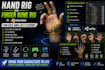 do hand rig and finger bone rig in blender for ue5 and unity export