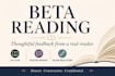 beta read your fiction and provide thoughtful feedback