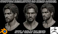 sculpt realistic 3d head model face likeness character bust stl for 3d printing