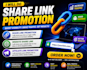 do share link promotion, website share link, affiliate link promotion