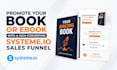 promote your book or ebook with a systeme io sales funnel