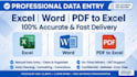 do data entry typing and audio transcription accurately