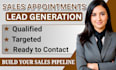 generate qualified b2b saas leads and set sales appointments