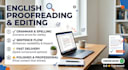 proofread, edit, and rewrite your english
