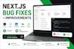 fix and improve your nextjs or react web app