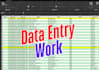 do large data entry, copy paste and data cleaning work