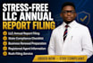 file your llc annual report filing
