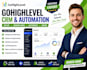 set up gohighlevel CRM and automation workflows