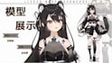 design quality separated layers for vtuber model and rigging, live2d model
