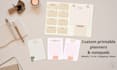 design custom printable planners and notepads
