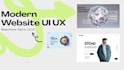 design modern website UI UX in figma