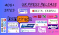 write uk press release and distribution
