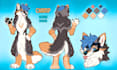 create a furry reference sheet, fursona ref sheet and character design