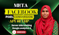 setup meta facebook pixel, conversion API and server side tracking