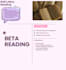 beta read and provide detailed feedback within a time frame discussed