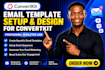 setup convertkit newsletter, landing page and email automation