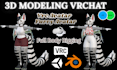 design your vrchat avatar, furry avatar, vr character model