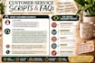 create customer service scripts and faqs