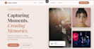create a modern photography studio website for your business
