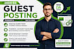 do high da guest posting on da 90 website with dofollow SEO backlinks