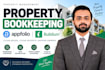 do property management bookkeeping in appfolio and buildium
